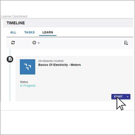 3M Academy Dashboard Screen