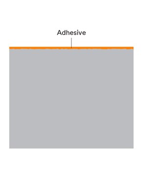 Very thin tapes may require a very smooth surface to create an effective bond.