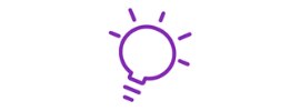 High thermal conductivity lightbulb icon