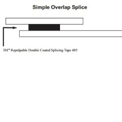 Repulpable Double Coated Splicing Tape 405