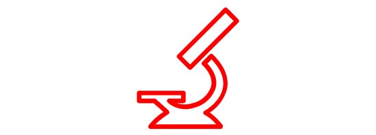 Icon of a microscope.
