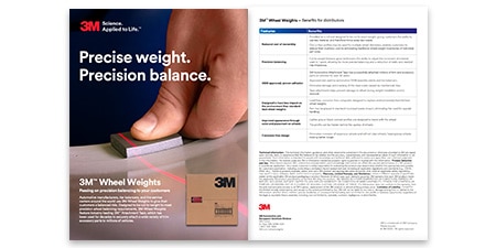 3M Wheel Weights distributor brochure preview image
