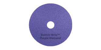 Purple diamond floor pad
