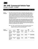 Image of 3M&trade; VHB&trade; Commercial Vehicle Tape - Technical Data Sheet pdf