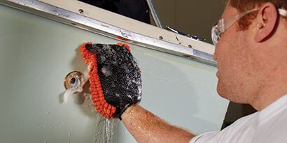 Washing marine boat image
