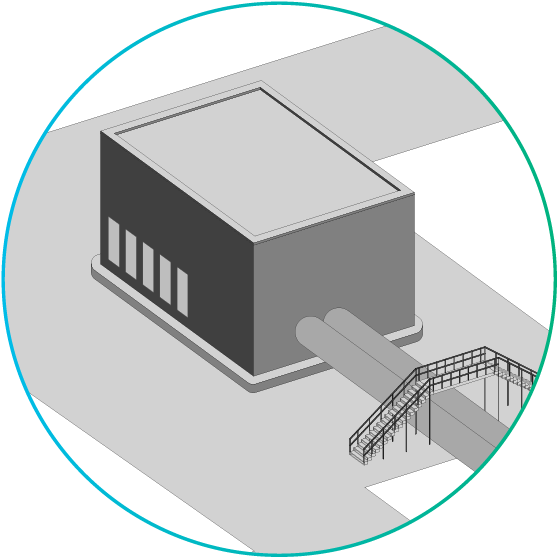 Intake Process Icon Step-by-Step