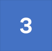 number 3 against a blue background