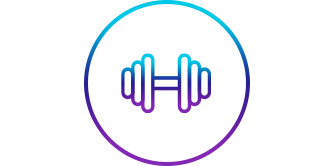 Icon of a dumbbell
