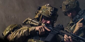 cbrn papr worn by emergency personel
