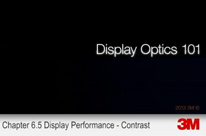 Display Optics 101 on black.