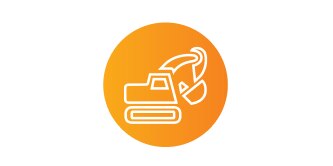 Manufacturing Orange Icon
