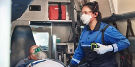 First Responders working on Emergency medical services
