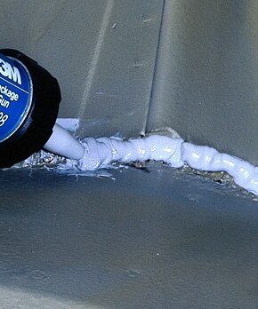 Urethane adhesives provide flexibility and are used to bond traditional construction materials.