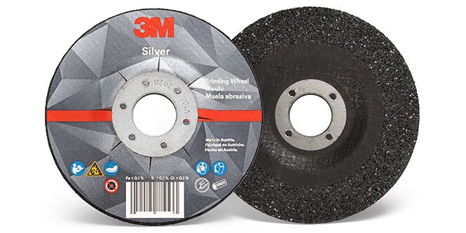 Advanced Series: 3M™ Silver Depressed Center Grinding Wheel
