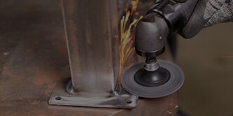 Scotch-Brite Precision Heavy Duty Surface Conditioning Disc finishing mild steel
