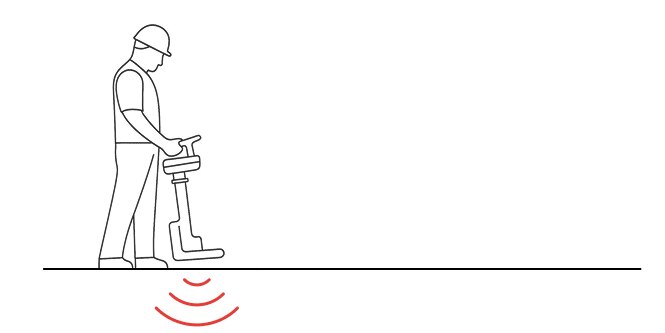 illustration of worker using 3M Locator
