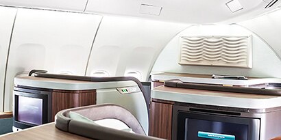 clean aircraft cabin
