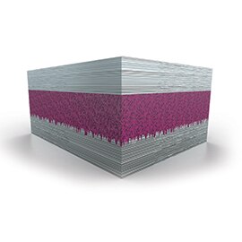 Mechanical interlocking occurs as the adhesive flows into the pores on the substrate’s surface. Graphic demonstrating the effects of adhesive flows in mechanical interlocking.
