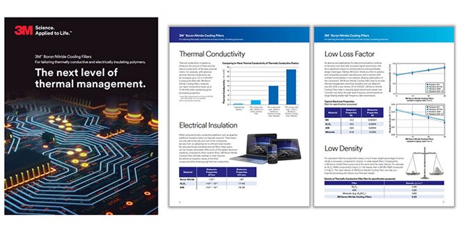 3M Boron Nitride Cooling Fillers Product Brochure PDF cover
