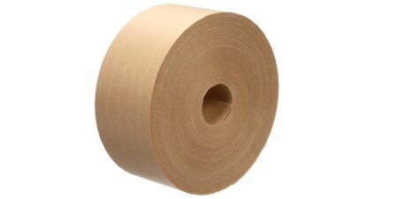 Image of a roll of 3M water-activated tape
