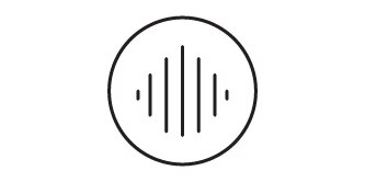 Manage NVH icon of a sound wave
