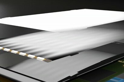 A diagram supporting how LEDs reach the farthest corners of a display.