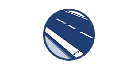 Wider edge lanes icon.
