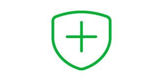 Warranty support shield logo
