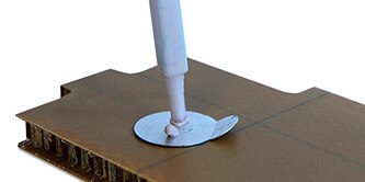 3M Structural Adhesive being squeezed out