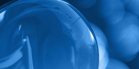 Macro photo of glass bubbles
