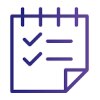 note pad with turned up corner