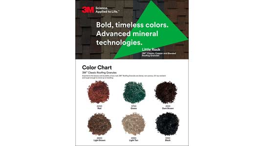 Blended roofing granules products image
