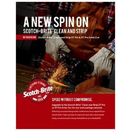 Scotch-Brite Clean and Strip XT Pro and Extra Cut Brochure