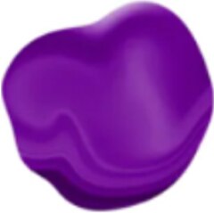 Dollop of purple paint.