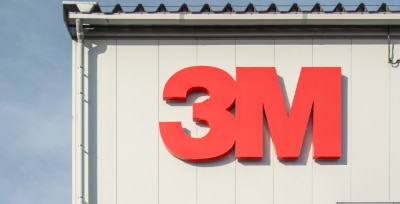 Side of a building with the 3M logo
