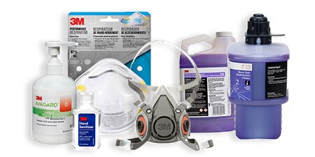 A collection of 3M products for disaster response and recovery

