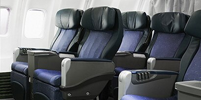 seats in an aircraft
