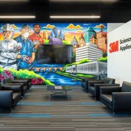 Picture of the 3M Skills Development Center lobby