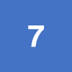 number 7 against a blue background