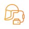Supplied-Air Respiratory Orange Icon
