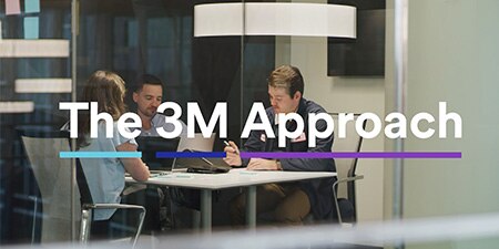 3M™ Aerospace Pillars of Perspective video thumbnail of team conversing
