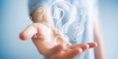 Floating question marks
