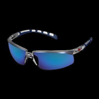 a single pair of safety glasses with tinted lens
