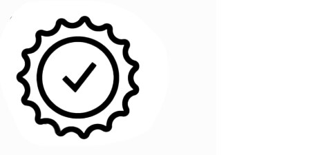 checkmark with two circles around it
