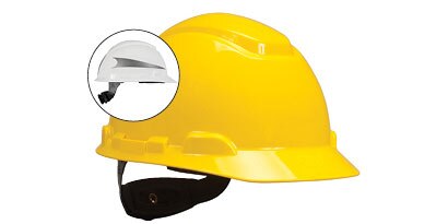 image of H-700 yellow hard hat
