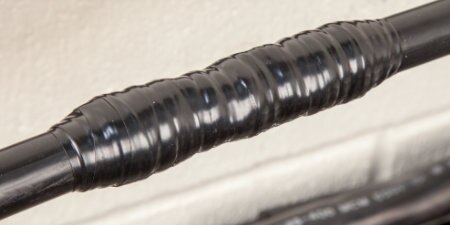image of cable wrapped in 3M Rubber Electrical Tape
