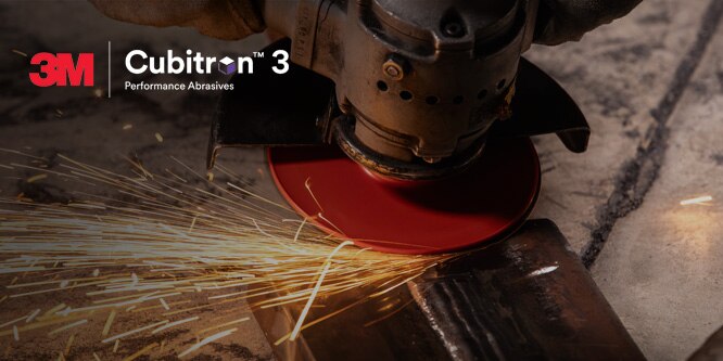 Image showing metalworking cleaning & grinding on mild steel process in action
