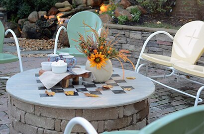 Fire Pit Cover & Game Table