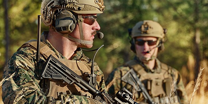 Image of Troops with 3M&trade; PELTOR&trade; Protection & Communication
