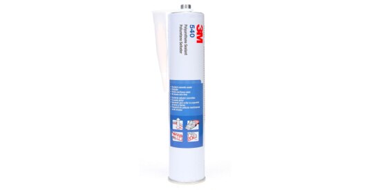 Cartridge of 3M™ Polyurethane Sealant 540 commonly used in panel bonding and joint sealing applications.
